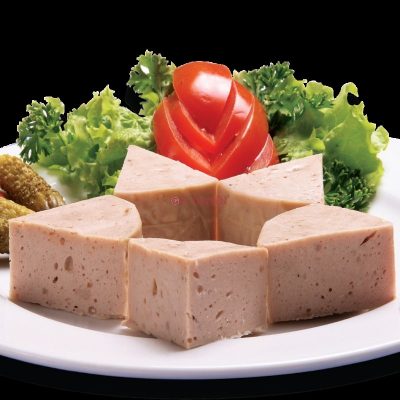 Giò lụa của Hoa Gạo Food có hàm lượng mỡ heo cực ít