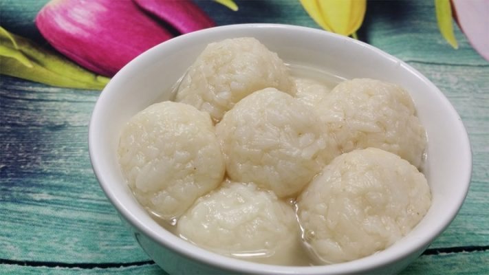 Cơm rượu nếp trắng thơm ngon hấp dẫn