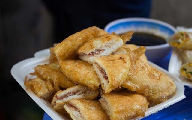 Bánh sữa pate chiên trứng cũng là một món cực ngon