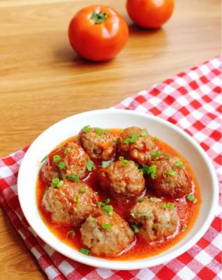 Thịt viên sốt cà chua -là món ngon cho cả gia đình